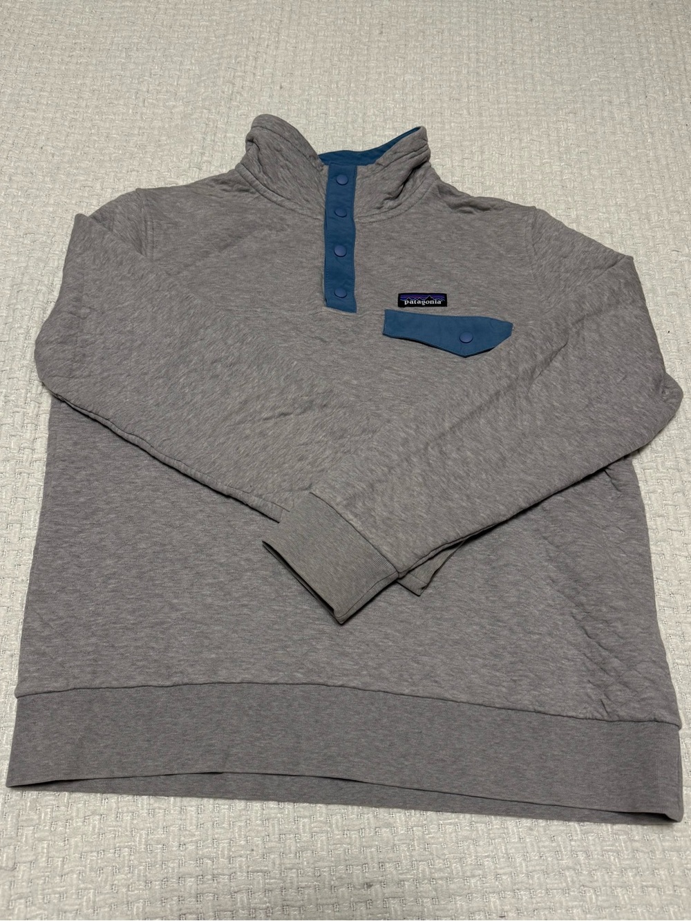 Patagonia Women's Organic Cotton Quilt Snap-T Pullover. Medium.